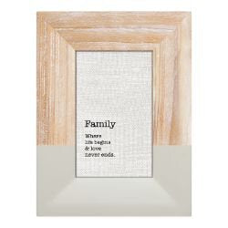 Two tone frame
